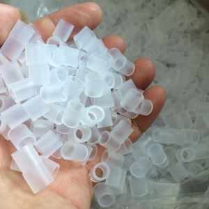 قیمت لوله درزگیر لاستیکی ژل سیلیکونی دیوار نازک شفاف با قطر بزرگ مواد غذایی